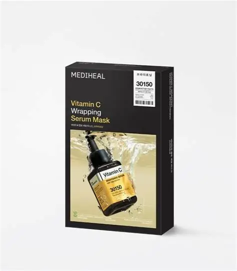 MEDIHEAL Vitamin C Wrapping Serum Mask Brightening (10 pcs)