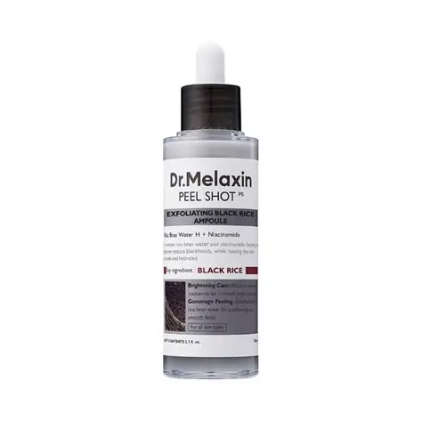Dr.Melaxin Peel Shot Exfoliating Black Rice Ampoule (80ml)