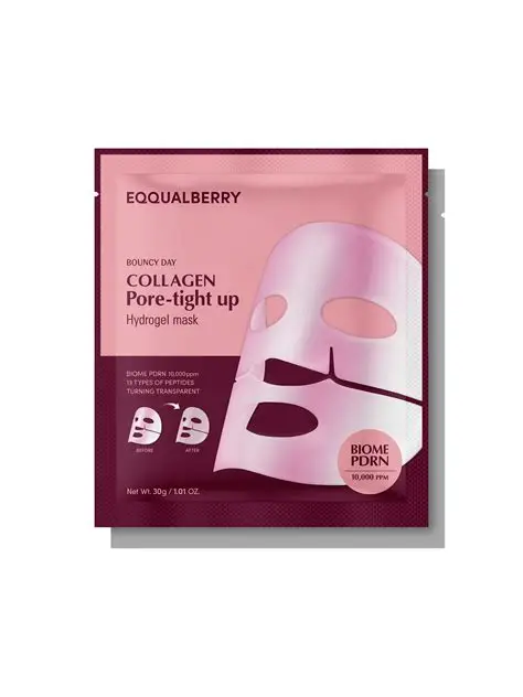 EQQUALBERRY Collagen Pore-tight up Hydrogel Mask (4 pcs)