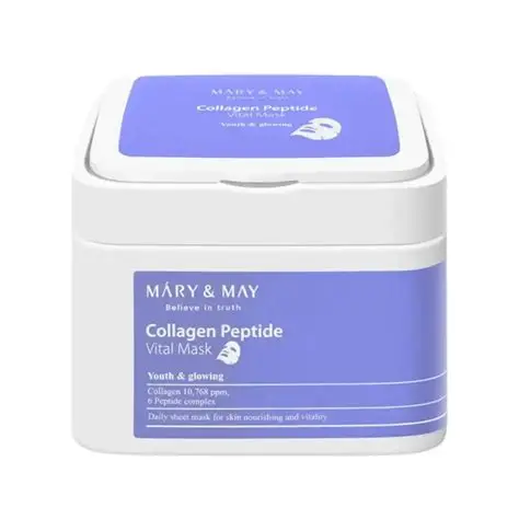 MÁRY & MAY Collagen Peptide Vital Mask (30 pcs)