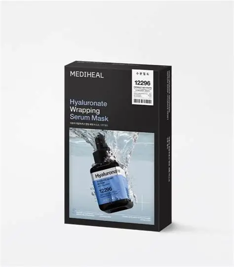 MEDIHEAL Hyaluronate Wrapping Serum Mask Hydrate Dewy (10 pcs)