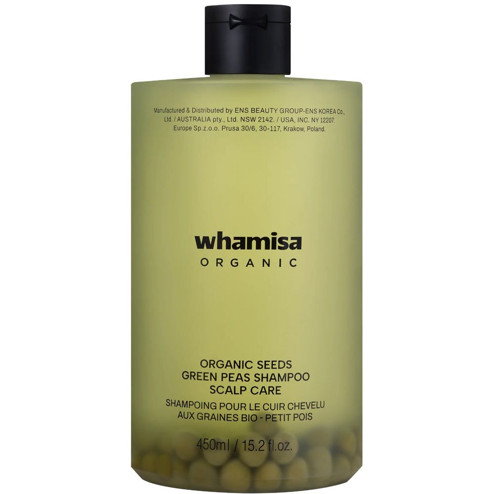 Whamisa Organic Seeds Green Peas Shampoo Scalp Care (450ml)