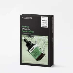 MEDIHEAL Teatree Wrapping Serum Mask Calming Hydra (10 pcs)